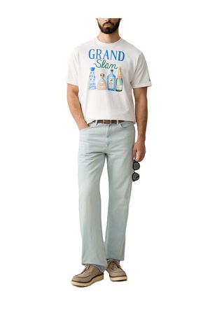 Denver Men's Cotton T-Shirt With Front Print MC2 SAINT BARTH | T-Shirt | DNV000204283L